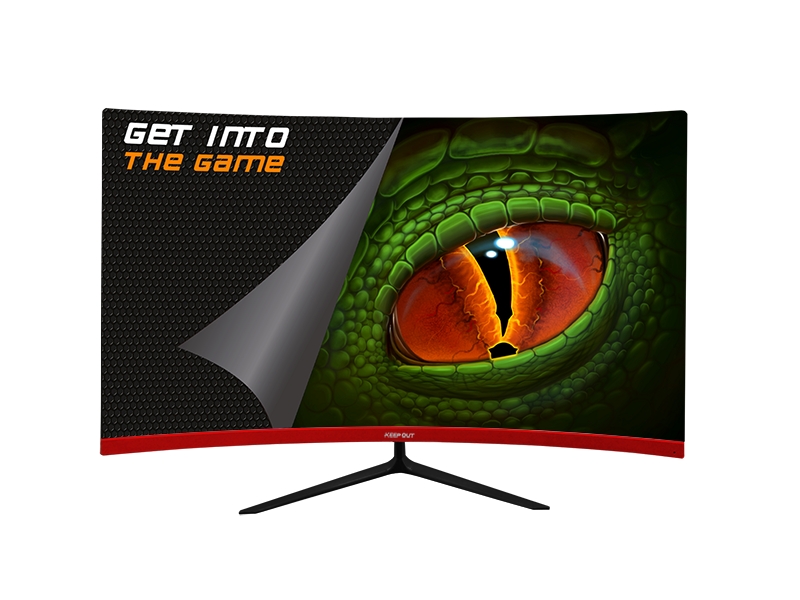 KeepOut Monitor Gaming LED 27\" Curvo - Full HD 1080p - 16:9