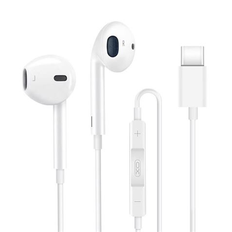 XO EP2 Auriculares con Microfono - Controles en Cable - Conexion USB-C - Cable de 1.20m