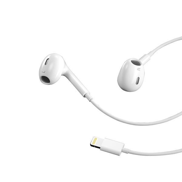 XO EP45 Auriculares Lightning - Sonido de Calidad - 1.2m - Color Blanco