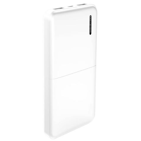 XO Powerbank PB70 - 13000MAH - Carga Rapida - Indicador LED - 2 USB - 2A - Color Blanco